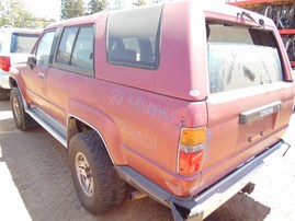 1988 Toyota 4Runner SR5 Burgundy 3.0L AT 4WD #Z21501